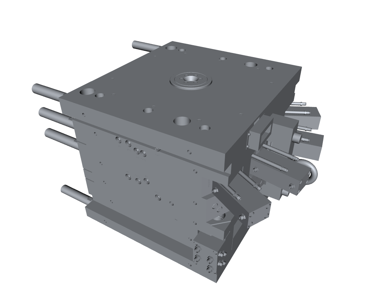 Widok izometryczny formy (zewnetrzny)