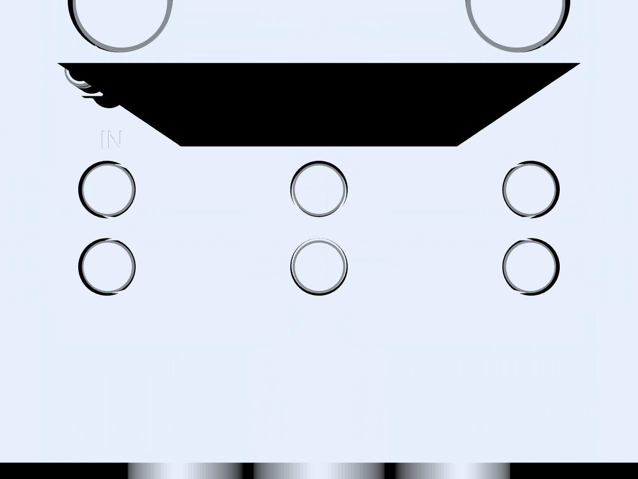 Zblizenie przekroju — gniazdo, chlodzenie, wypychacze